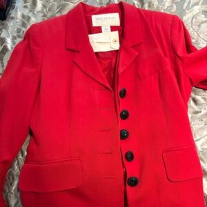 Hugo Buscati red blazer